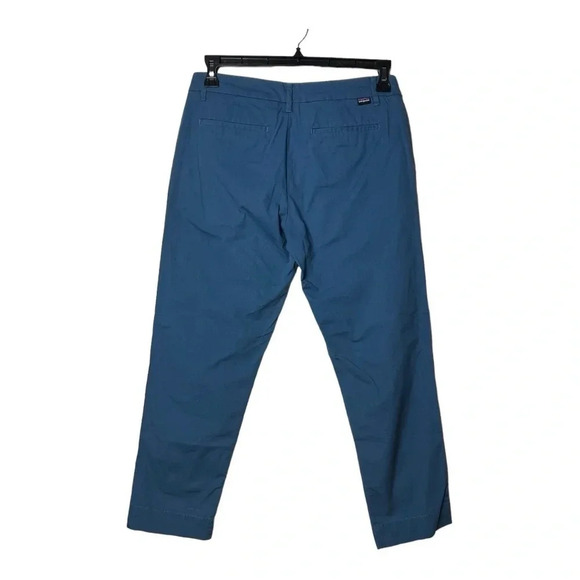 1549. PATAGONIA ORGANIC COTTON TWILL STRAIGHT CHINO PANTS SIZE 8‎ LIGHT BLUE - Picture 6 of 9